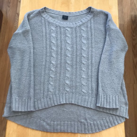 Faded Glory Sweaters - XXL Faded Glory Light Gray Sweater